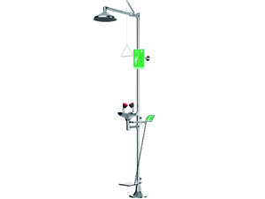 不鏽鋼緊（jǐn）急噴（pēn）淋洗眼器